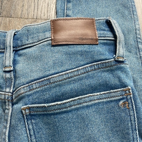 Madewell Women’s 10” High Rise Skinny Jeans with Raw Hem, size 26 - Picture 10 of 11